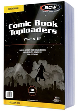 Gold Comic Book Toploader Holder (10pk)